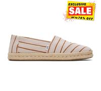 Toms Alpargata Corde 2.0 Femmes Chic Mode Spriped Créateur Décontracté Rose