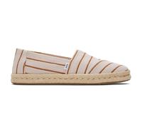 Toms Alpargata Corde 2.0 Femmes Chic Mode Spriped Créateur Décontracté Rose