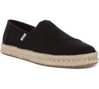 TOMS Alpargata Corde 2.0 Jute Drapé Semelle Moyenne Espadrilles Gris Hommes UK 7