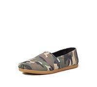 TOMS Alpargata Core Pantoufles Plates pour Homme, Imprimé Camouflage Vert, 42.5 EU