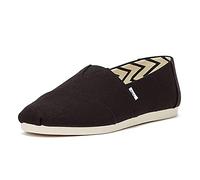 TOMS Alpargata Cotton Canvas Mens Black Espadrilles-UK 12 / EU 46