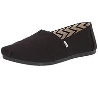 TOMS Femme Alpargata en Coton recyclé Mocassin Plat, Noir, 40 EU