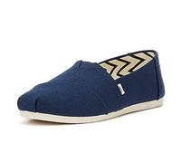 TOMS Alpargata Cotton Canvas Womens Navy Espadrilles-UK 6 / EU 38.5