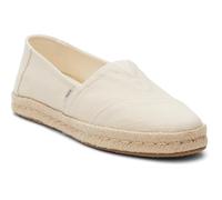 TOMS Women's Alpargata Rope 2.0 Espadrille, Natural Recycled Cotton Slubby, 38.5 EU