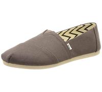 TOMS Alpargata en Coton recyclé, Mocassin Plat Femme, Marron (Ash Recycled Cotton Canvas), 36 EU
