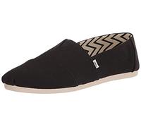 TOMS Alpargata en Coton recyclé, Mocassin Plat Homme - Noir - 40 EU