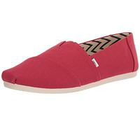 TOMS Alpargata en Coton recyclé, Mocassin Plat Homme - Rouge - 43.5 EU