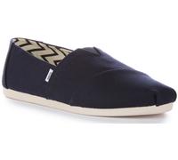 TOMS Alpargata en Coton recyclé, Mocassin Plat Homme - Bleu Marine - 41 EU