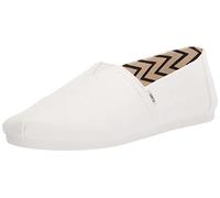 TOMS Alpargata en Coton recyclé, Mocassin Plat Homme - Blanc - 40.5 EU