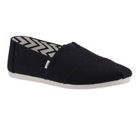 Espadrilles en toile de coton TOMS Alpargata noires pour hommes - Taille EU 46 43,5
