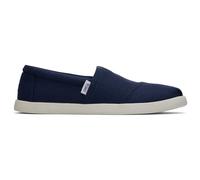 TOMS Homme ALP FWD Semelle de Mocassin, Toile de Coton recyclé Bleu Marine, 45 EU