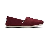 TOMS Alpargata Heritage Canvas Semelle de Mocassin Femme, Black Cherry, 35.5 EU