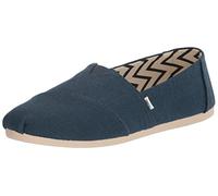 TOMS Chaussure basse Alpargata Heritage Canvas Semelle de mocassin Femme Bleu Majorque 36,5