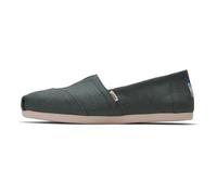 TOMS Espadrilles Alpargata Heritage Femme – Toile, semelle mocassin – Vert Bonsaï Taille 42