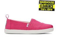 TOMS Classic Alpargata, Semelle de Mocassin, Fuchsia Heritage Canvas,
