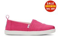 TOMS Classic Alpargata Semelle de Mocassin, Fuchsia Heritage Canvas, 30 EU