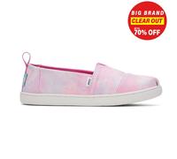 Toms Alpargata Fille Junior Chic à Enfiler Créateur Mode Chaussures Plates Rose