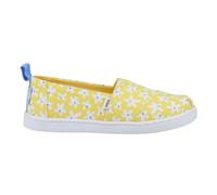 Toms Alpargata Fille Junior Chic à Enfiler Mode Créateur Chaussures Plates Jaune