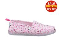 Toms Alpargata Junior Filles Chic Slip-On Mode Designer Pompes Chaussures Rose