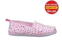 Toms Alpargata Junior Filles Chic Slip-On Mode Designer Pompes Chaussures Rose
