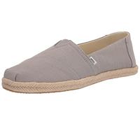 TOMS Alpargata Mocassins Plats Classiques en Corde pour Femme, Gris, 42.5 EU