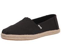 TOMS Femme Alpargata Rope Classic Semelle de Mocassin, Total Black, 38.5 EU