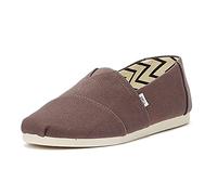 TOMS Mocassin plat Alpargata en coton recyclé Homme Marron 42.5 EU