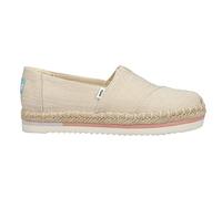 Toms Alpargata Platform Rope Femme Plate-Forme, Natural 4, 42.5 EU