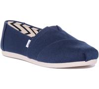 TOMS Alpargata Cotton Canvas Womens Navy Espadrilles-UK 5 / EU 37.5