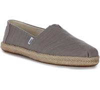 TOMS Alpargata Recyclé Vegan Élastique Gore Femmes Espardrilles Gris UK 4 - 8