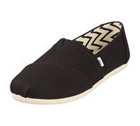 Toms Alpargata Recycled Femme Chaussures Sans Lacets Noir - 39