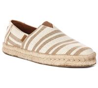 Toms Alpargata Rope 2.0 Espadrilles Homme Trainer En Beige Marron EU 41-46