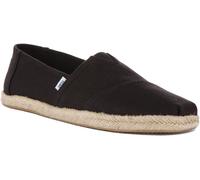 Toms Alpargata Rope Élastique Gore Espadrilles Noires Hommes EU 41-46