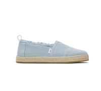 TOMS Alpargata Rope Semelle de Mocassin, Pastel Blue Washed Denim, 32.5 EU