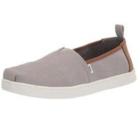 TOMS Alpargata Semelle de Mocassin, Drizzle Grey, 32.5 EU