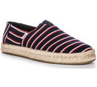 Toms Alpargata Tissé Rayures Corde 2.0 Espadrilles Marine Rouge Hommes EU 41-46