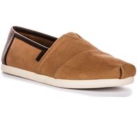 TOMS Alpargata Twil Brossé Bordure Espadrilles Hommes Casual Shoes IN Fauve UK 7