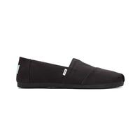 Toms Chaussures Alpargata semelle de mocassin Femme Black/Black toile coton recyclée 43 EU Large