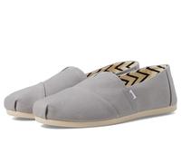TOMS Alpargata Wide, Semelle de Mocassin, Drizzle Grey Wide Recycled Cotton Canvas,