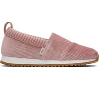 TOMS Baskets Alpargata Resident pour Fille, Velours côtelé Rose Vintage, 34 EU