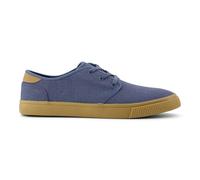 TOMS Baskets Carlo pour Homme, Toile Heritage Bleu Ardoise, 46 EU
