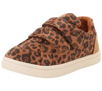 TOMS Baskets Cruz à Double Bride pour garçon et Fille, en Microfibre, Motif léopard Brun, Pointure 42, Brown Sugar Mini Leopard Microfibre, 8 UK Child