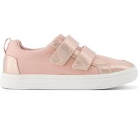 TOMS Baskets Cruz à Double Sangle pour Fille, PU métallique Rose pâle, 4 UK