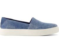 TOMS Baskets Kameron à Enfiler pour Femme, Denim texturé Ciel foncé, 41 EU