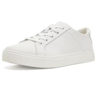 Toms Baskets Kameron à Lacets pour Femme, Cuir Blanc, 37.5 EU