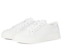 Toms Baskets Kameron à Lacets pour Femme, Cuir Blanc, 41 EU