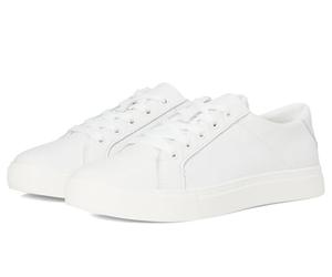 Toms Baskets Kameron à Lacets pour Femme, Cuir Blanc, 41 EU