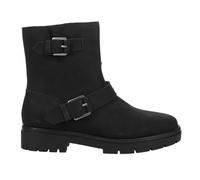 TOMS Bottes de moto décontractées Ionie en cuir nubuck cheville talon bas 1-2 pouces - Noir, noir, 40 EU
