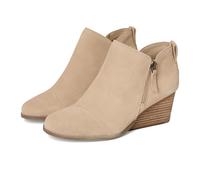 TOMS Bottes tendance Goldie pour femme, en daim d'avoine, pointure 37, Suède à l'avoine, 36.5 EU