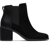 TOMS Bottines Chelsea Evelyn pour femme, Daim noir métallisé, 36 EU